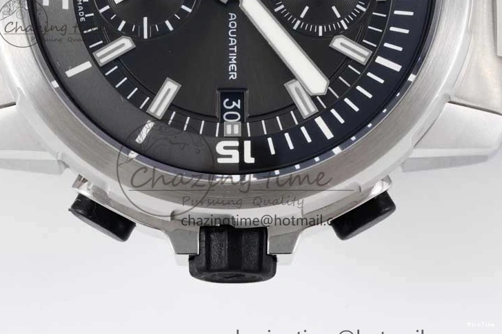 MIROTIME 0205 EasyCare Aquatimer Chrono SS V6SF 1:1 Best Edition Gray Dial on SS Bracelet A 7035